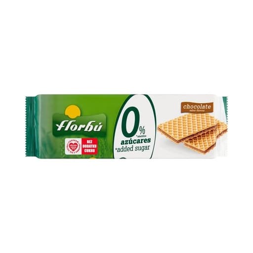 Florbu Chocolate Wafer No Added Sugar 160g
