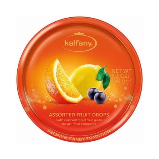 Kalfany Assorted Fruit Drops 150g