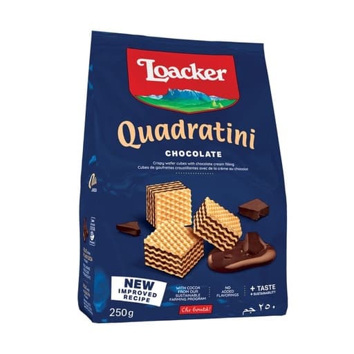 Loacker Quadratini Chocolate 250g