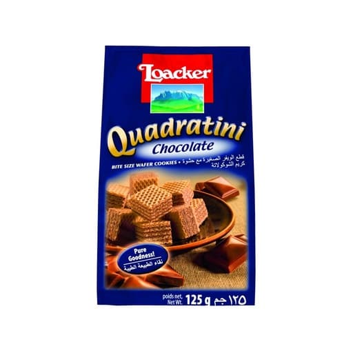 Loacker Quadratini Chocolate 125g