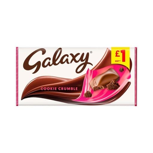 Galaxy Cookie Crumble Chocolate Bar 114g