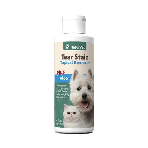 NaturVet Tear Stain Topical Remover Plus Aloe 118ml