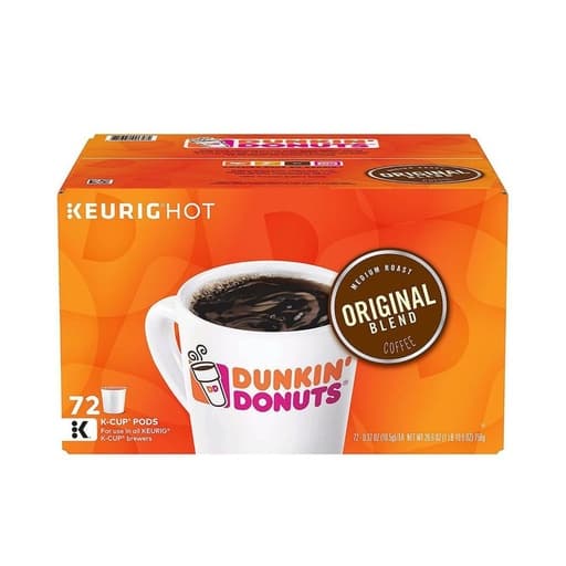 Dunkin K-Cup Capsules Box X72