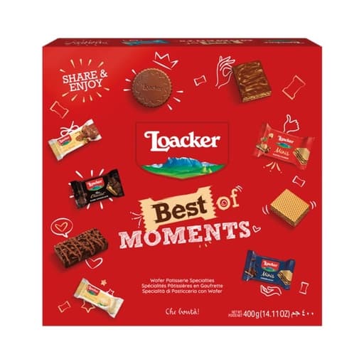 Loacker Best o Moments Chocolate 400g