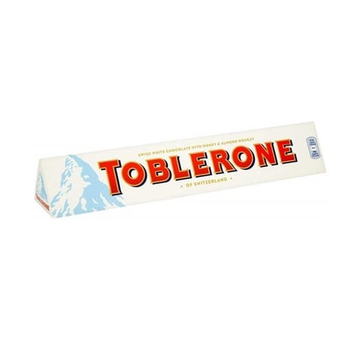 Toblerone White Chocolate Honey & Almond Nougat 100g