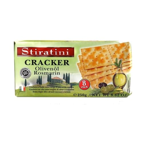 Stiratini Crackers olive Oil & Rosemary 250g