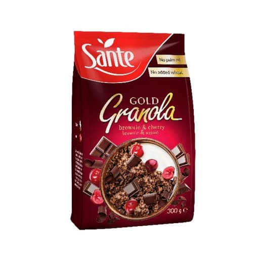 SANTE GOLD GRANOLA BROWNIE & CHERRY 300G