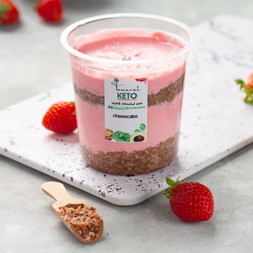 Tamarai Keto Strawberry Cheesecake Cup