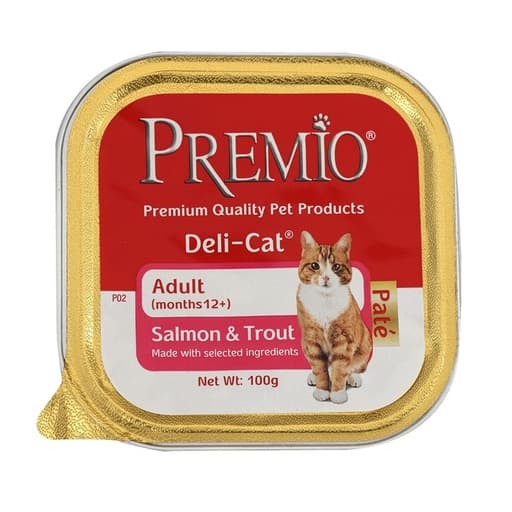 Premio Adult Cat Food With Salmon & Trout 100g