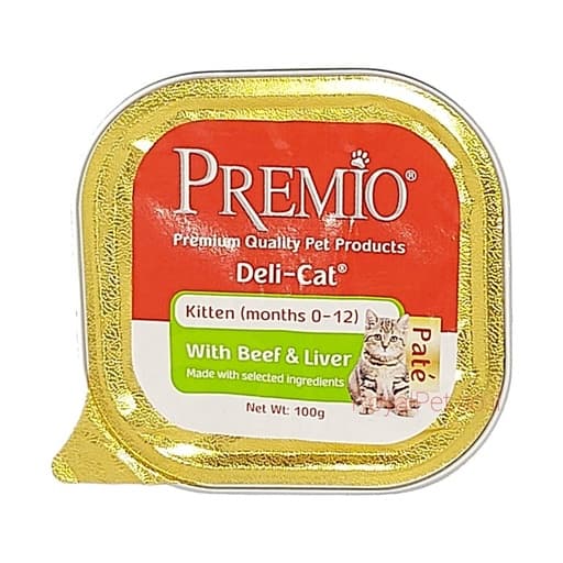 Premio Cat Food With Beef & Liver 100g