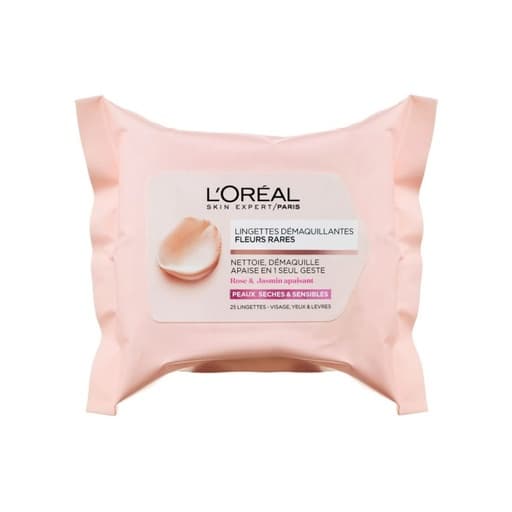 Loreal Fine Flowers Cleansing Wipes 25 Wipes