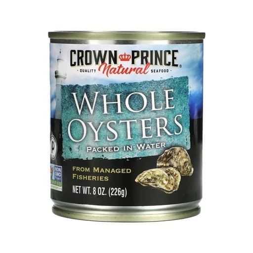 Crown Prince Natural Whole Oysters In water 226g
