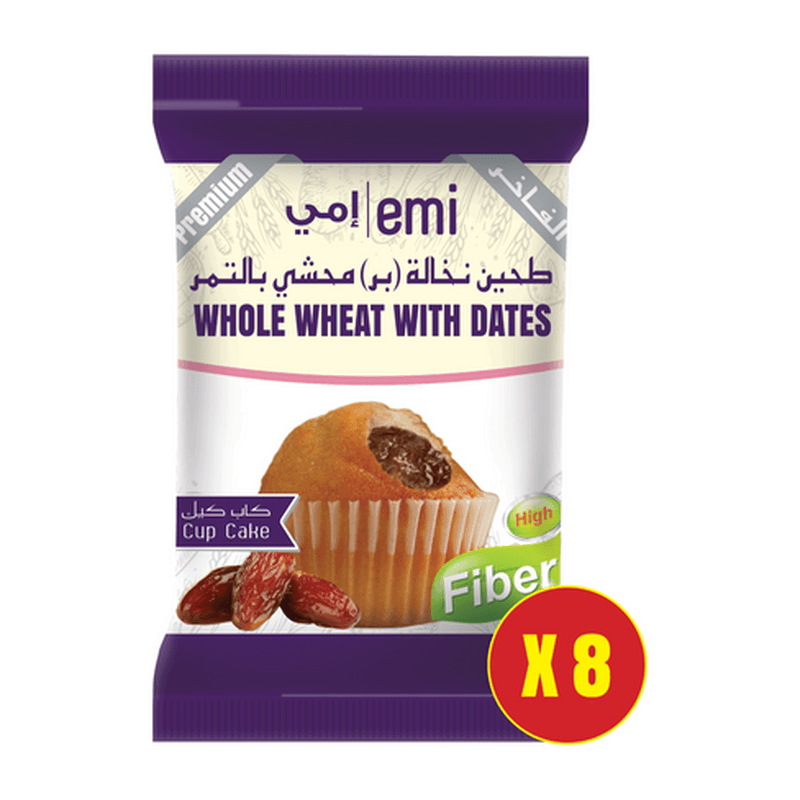 Emi Whole Wheat With Dates Pack of 8