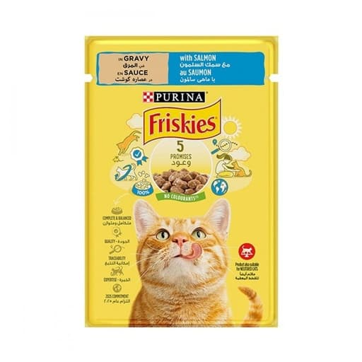 Purina Friskies Salmon in Gravy 85g