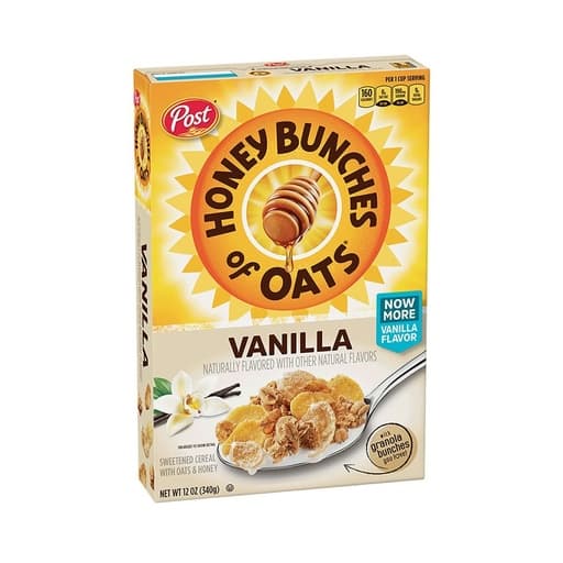 Post Honey Bunches Vanilla Cereal 340g