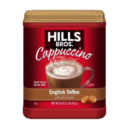 Hills Bros Cappuccino English Toffee 453g