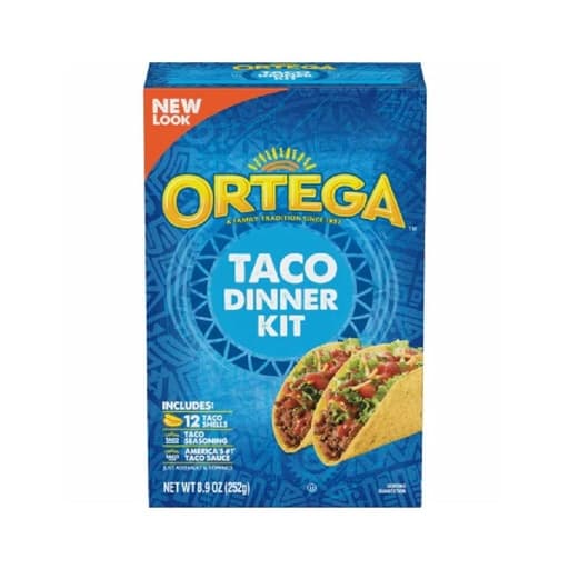 ORTEGA TACO KIT 12 TACOS