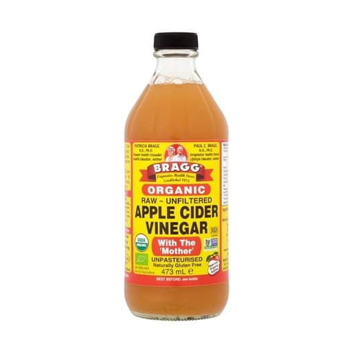 خل تفاح طبيعي عضوي خالي من الجلوتين 473ml