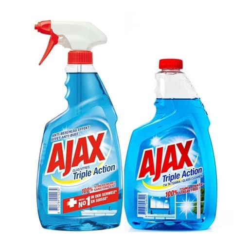 Ajax Glass Cleaner 750ml*2