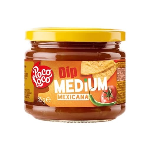 Poco Loco Dip 315g – Medium Mexicana