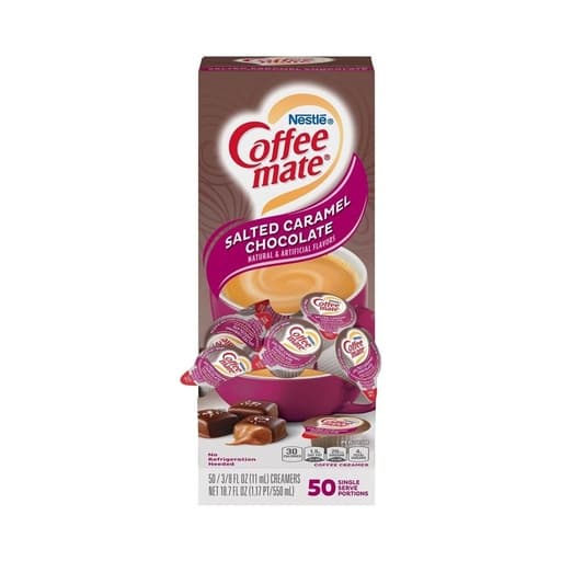 Nestle Coffee Mate Liquid Creamer Salted Caramel Chocolate 50 pcs