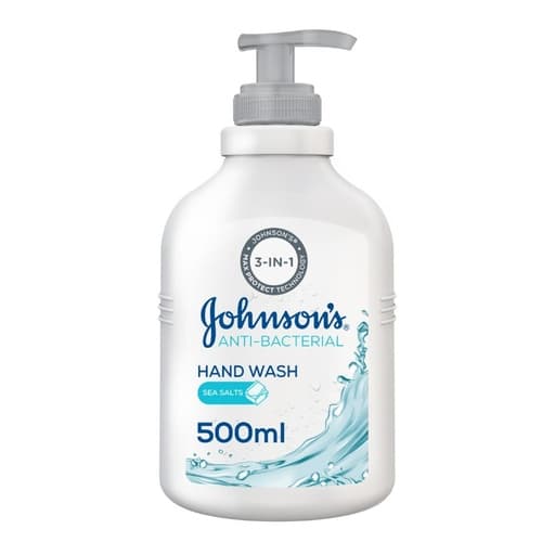 Johnson’s Anti-Bacterial Liquid Hand Wash 500ml