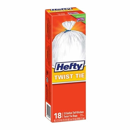 Hefty Large Trash Bags 18 (60X74)