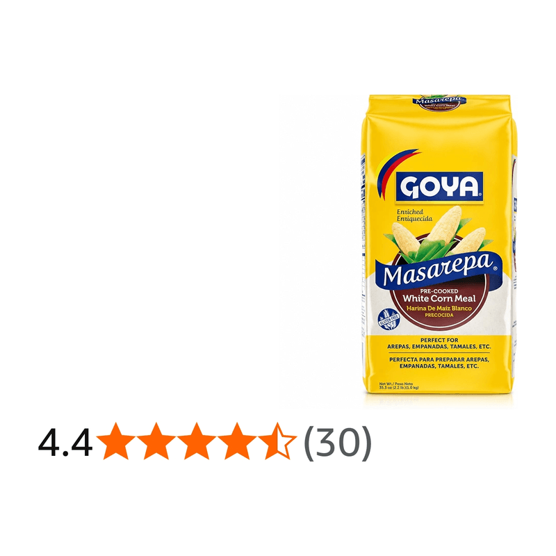 Goya Masarepa Pre-Cooked White Corn Meal 1kg