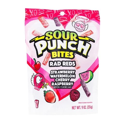 Sour Punch Bites Rad Reds 255g