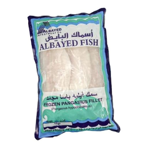Al Bayed Frozen Pangasius Fillet 1kg