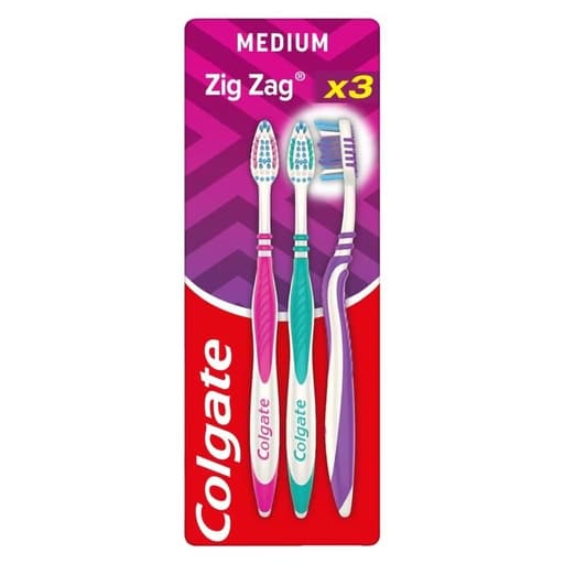 Colgate Zig Zag Tooth Brush x3