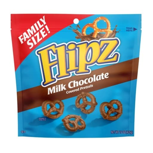 Flipz Milk Chocolate Covered Pretzels 425g