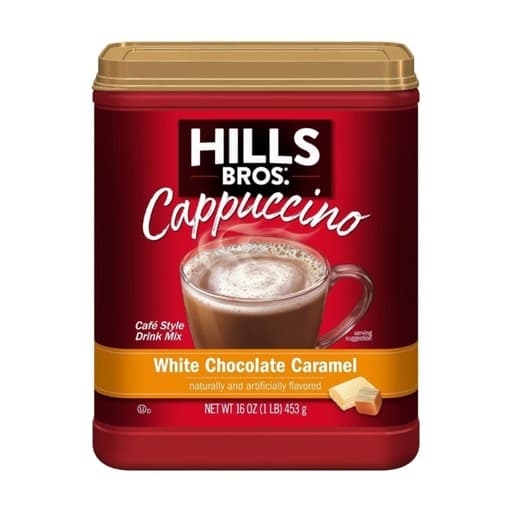Hills Bros Cappuccino White Chocolate Caramel 453g