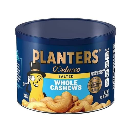 Planters Cashews Whole Salted 240g