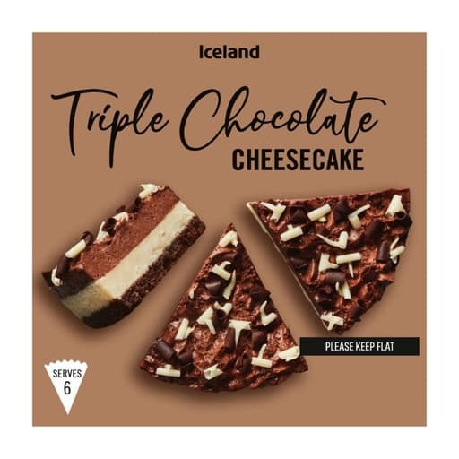 Iceland Triple Chocolate Cheesecake 425g