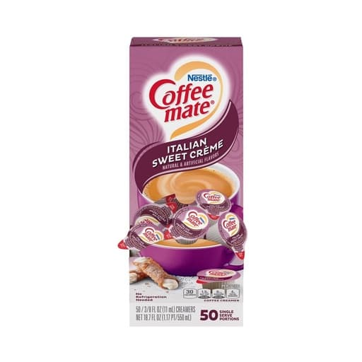 Nestle Coffee Mate Liquid Creamer Italian Sweet Creme 50 pcs
