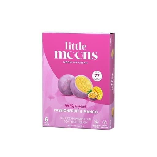 Little Moons Mochi Ice Cream Passionfruit Mango 100g