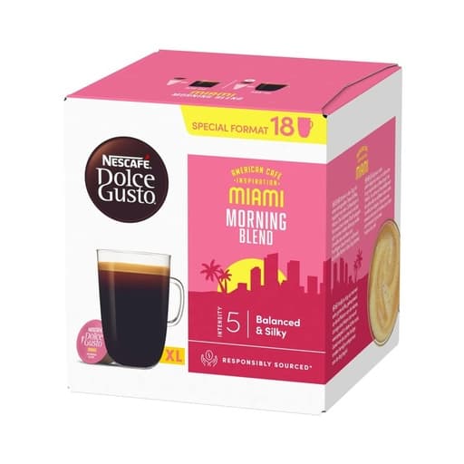 Nescafe Dolce Gusto American Cafe Miami Morning Blend x18