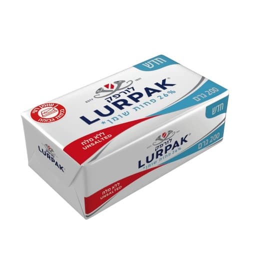 LURPAK UNSALTED BUTTER LOW FAT 200G