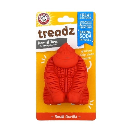 Arm & Hammer Treadz Small Gorilla Dental Dog Toy