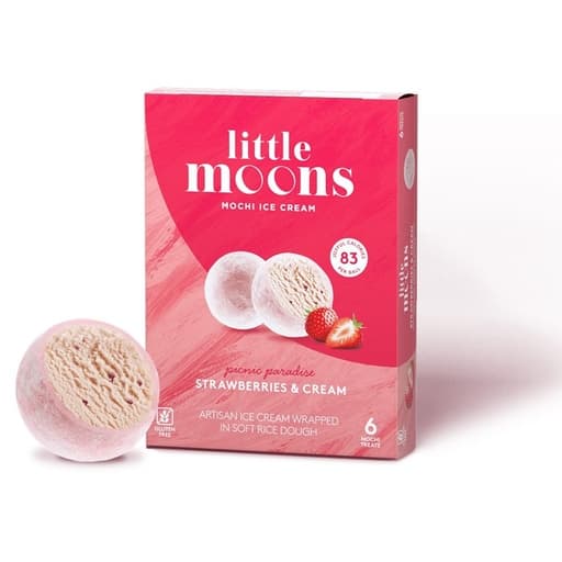 Little Moons Mochi Ice Cream Strawberry 100g