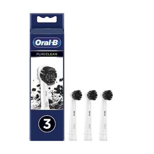 Oral-B Pure Clean Replacement Head Charcoal (3 pack)