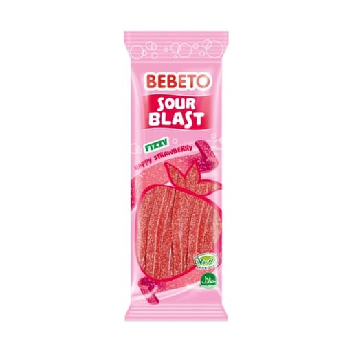 Bebeto Sour Blast Strawberry 180g