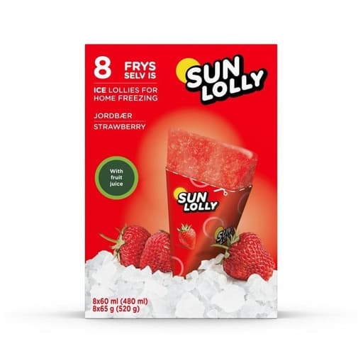 Sun Lolly Strawberry 8*60ml