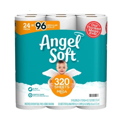 Angel Soft 24 Mega Rolls