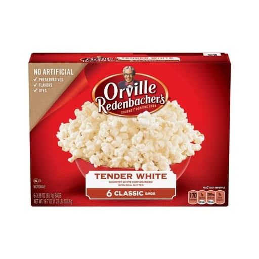Orville Redenbachers Tender White 229g
