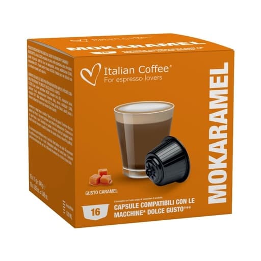 Italian Coffee Dolce Gusto Mokaramel x16
