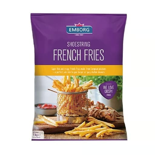 Emborg French Fries Shoestring 1kg