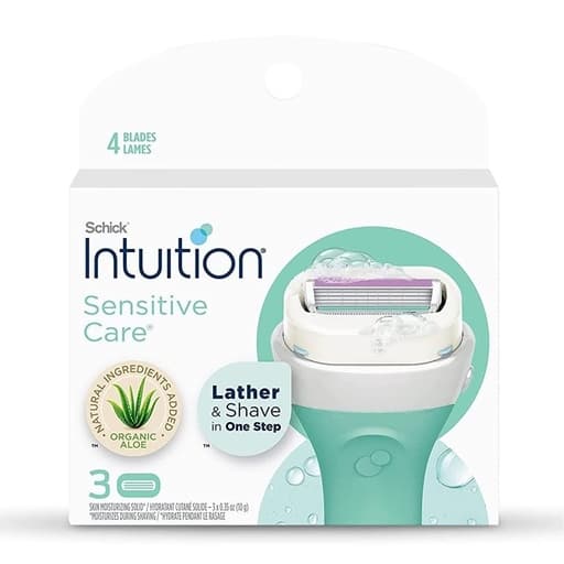 Schick Intuition Sensitive Refill Blades 3 pack