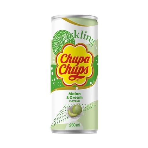 Chupa Chups Sparkling Melon & Cream 250ml